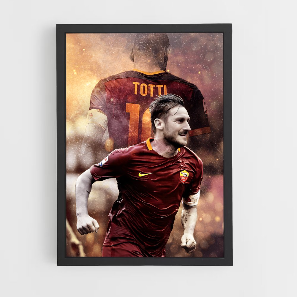 Poster Totti en Mouvement (vue 2)